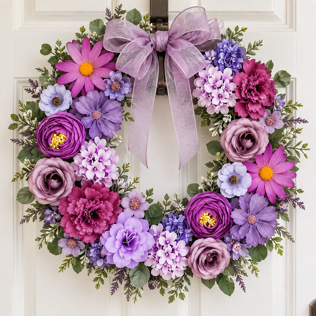40pcs Artificial Flower Heads, Mixed Silk Flowers for DIY Crafts, Wreaths, Garlands, Wedding & Home Decor